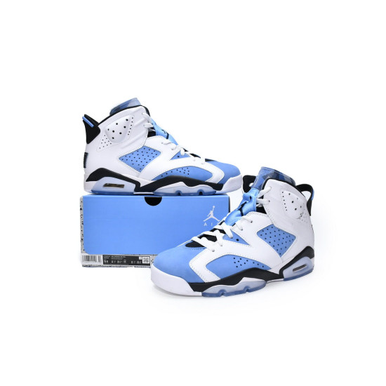 PK God Air Jordan 6 Retro UNC White