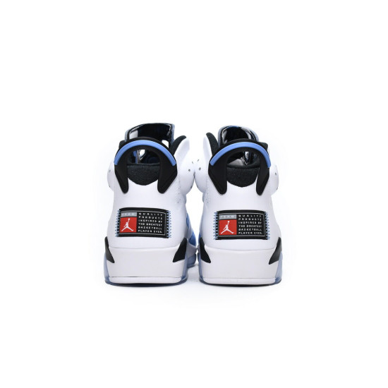 PK God Air Jordan 6 Retro UNC White