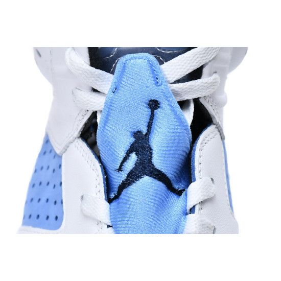 PK God Air Jordan 6 Retro UNC White