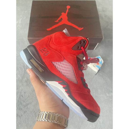 PK God Jordan 5 Retro Raging Bull Red 2021