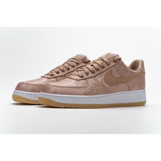 PK God Nike Air Force 1 Low Clot Rose Gold Silk