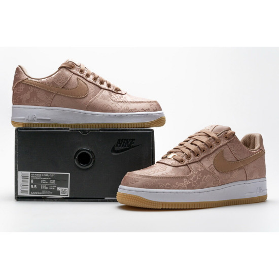 PK God Nike Air Force 1 Low Clot Rose Gold Silk