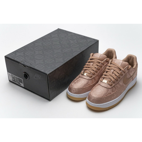 PK God Nike Air Force 1 Low Clot Rose Gold Silk