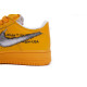 PK God Nike Air Force 1 Low OFF-WHITE University Gold Metallic Silver