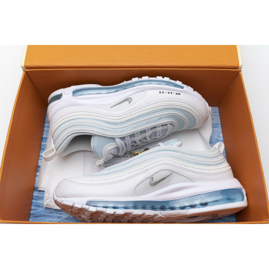 PK God Nike Air Max 97 Triple White Wolf Grey