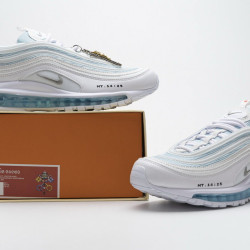 Yeezysale Nike Air Max 97 Triple White Wolf Grey
