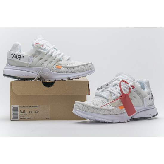 PK God Nike Air Presto Off-White White