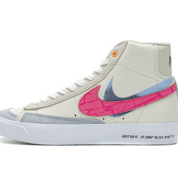 Yeezysale Nike Blazer Mid 77 Beige Pink Blue