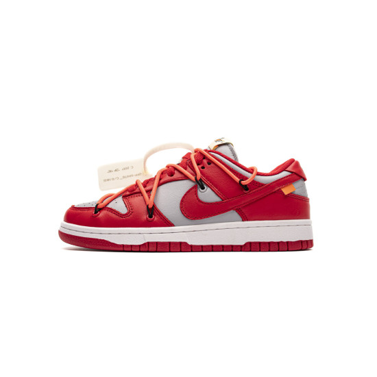 PK God Nike Dunk Low OFF-White University Red