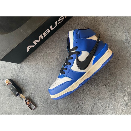 PK God Nike SB Dunk High AMBUSH Deep Royal