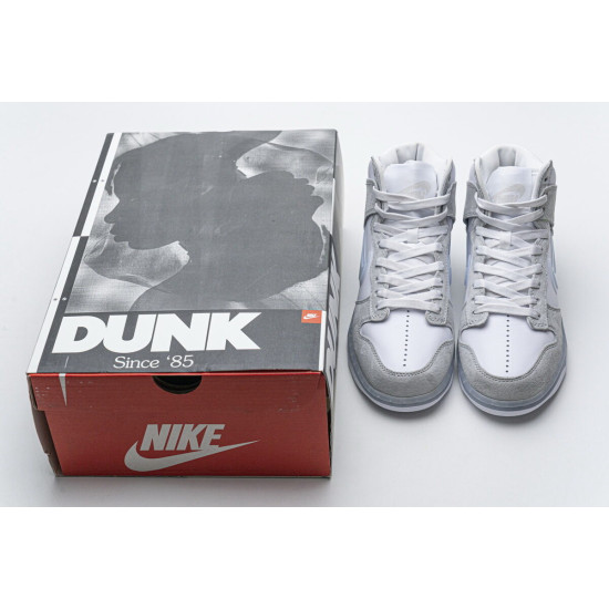 PK God Nike SB Dunk High Slam Jam White Platinum