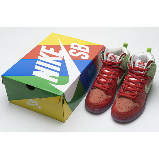 PK God Nike SB Dunk High Strawberry Cough