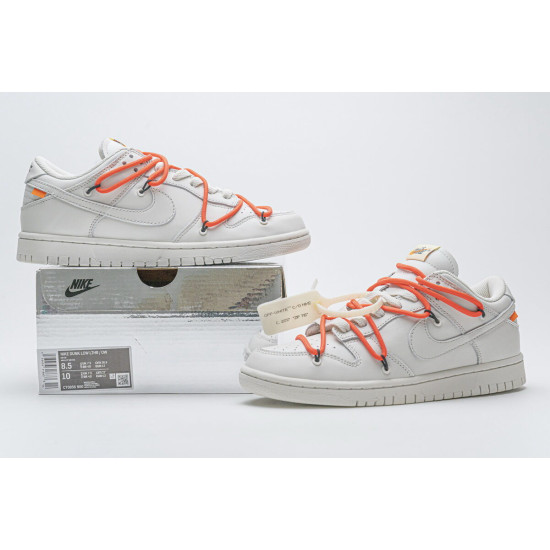 PK God Nike SB Dunk Low OFF-White White Black Orange