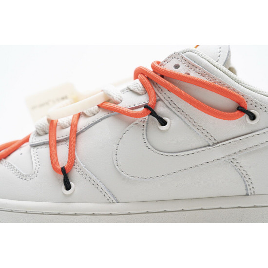 PK God Nike SB Dunk Low OFF-White White Black Orange