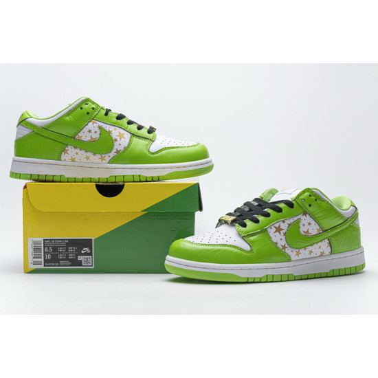 PK God Nike SB Dunk Low Supreme Green Stars