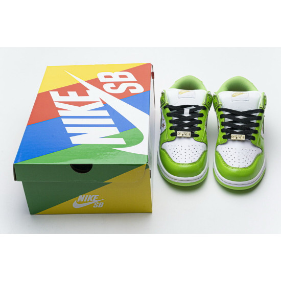 PK God Nike SB Dunk Low Supreme Green Stars