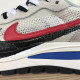 PK God Sacai x Nike Pegasua Vaporfly Villain Grey Blue Red