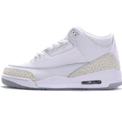 XP Factory Sneakers Jordan 3 Retro Pure White 2018136064-111